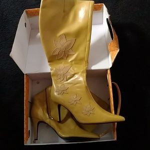 Gold Boots